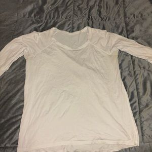 Women’sX large white, Lululemon long sleeve workout top